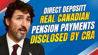 Direct deposit of real Canadian pension payments disclosed by CRA! Canada News