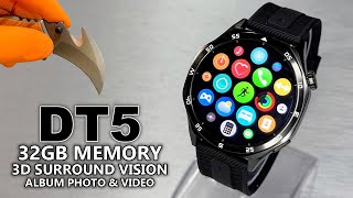 DT5 Sport SmartWatch 2024 - 32GB Memory🔥 Full Unboxing \u0026 Review - ASMR