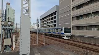 JR東日本E531系K406編成　亀有通過　20250105 142247