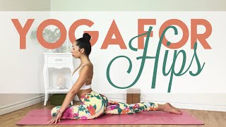 20 Min Yoga For Hip Tension \u0026 Flexibility (Intermediate/Advanced Yoga)