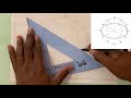 Construction of Ellipse using Auxiliary Circle Method