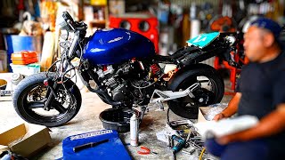 １年以上レストアを放置したバイクのエンジンをかけようとしたが…【ホーネット250レストア】