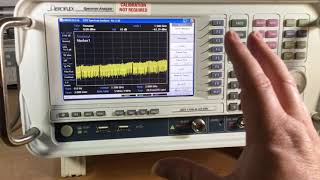 Spectrum Analyser demo Aeroflex 3251 3GHz plus repair 150Watt RF attenuator.