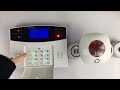 how to pair wifi gsm alarm system with wireless siren