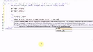 VB.NET (Visual Basic 2008/2010): Using Dictionaries