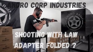 CAN YOU SHOOT with Law Tactical Folding Stock Adapter when folded? | ANDRO CORP INDUSTRIES