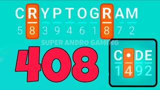 CRYPTOGRAM 408