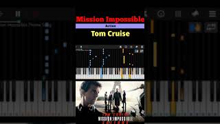 Mission Impossible theme piano #TomCruise #MissionImpossible #Thrillerbgm #Action #Trending #Shorts