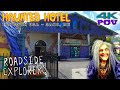 HAUNTED HOTEL 4K 60fps On-ride POV | Front & Back Seats | Sally Dark Ride | Funtown USA Saco, ME