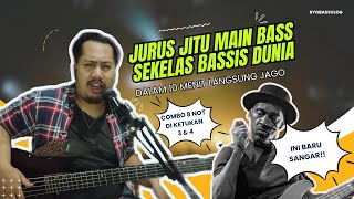 JURUS JITU BASS COMBO 2 KETUKAN OTODIDAK AGAR JADI BASSIST KELAS DUNIA #VLOGBASS