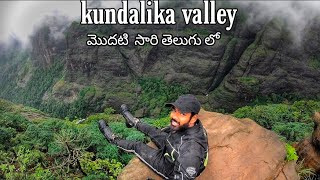 kundalika valley and Thamini ghat Lonavala | Charan vlogs #telugu #ride | MT15