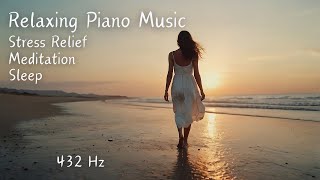 Summer Sunset: 3 Hours of Relaxing  Piano Music - Perfect for Stress Relief and Meditation 🌅