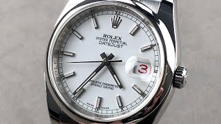 Rolex Datejust 36mm 116200 Rolex Watch Review