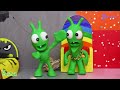 peapea finds four colors playhouse challenge more funny videos for kids