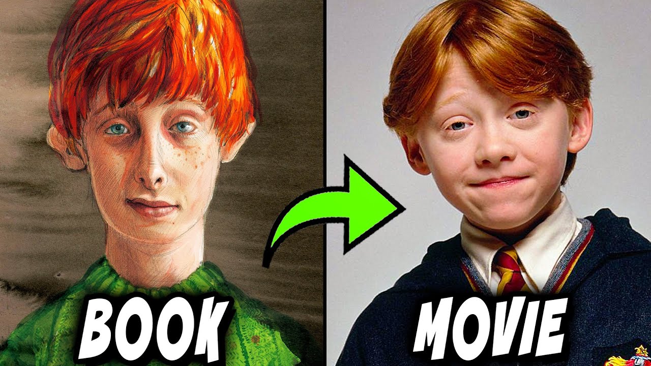 4 HUGE Differences Between Movie And Book Ron Weasley - Harry Potter ...