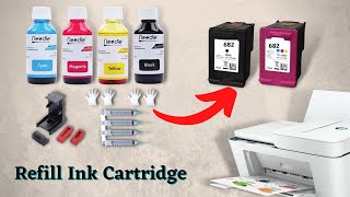 Refill ink in any printer's Cartridge | Print more with less cost 💯🔥