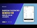 BUILD A RANDOM PASSWORD GENERATOR USING HTML, CSS & JAVASCRIPT | Mini Project for Beginners