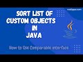 Java Interview Question | Sorting List of Objects using Comparable Interface with Collections.sort()