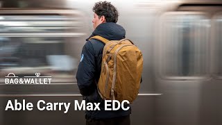 Обзор рюкзака для города и путешествий Able Carry Max EDC