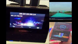 DDPAI Z40 dual dash cam in #Dark Nexon. Unboxing, Installation and Footage.