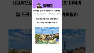 세계적인 건축가 가우디의 초라한 죽음