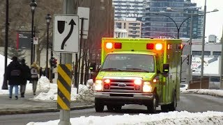 PARAMEDIC RESPONSES IN MONTREAL QC JANUARY 2020