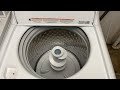 GE GTW465ASN9WW Washing Machine Tub Clean LIVE