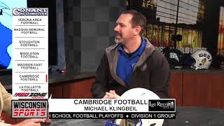 TVW | Best of Wisconsin Sports | Cambridge Football | 10-20-19