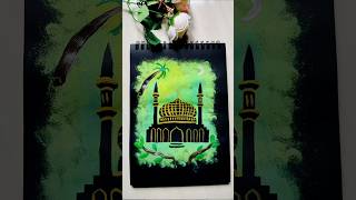 Mosque with Nature Vibes #foryou #art #shorts #islamicpainting #drawing #muslim