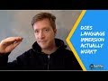 Why immersion isn't a great language learning strategy for beginners