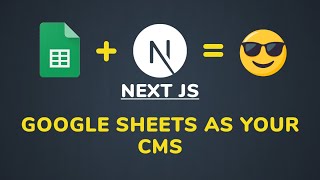 📘 Building Your Nextjs Profile Site with Google Sheets as a CMS