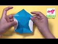 easy origami big orca 手工艺簡單折纸 鲸鱼 方形水生物 鲸鱼收纳盒 diy crafts with paper easy for kids 土土的手工 tt crafts