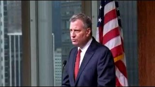 Raw Video: De Blasio Speaks At Police Athletic League Luncheon