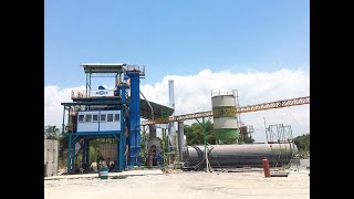 ALQ80 Stationary Asphalt Batching Plant Video