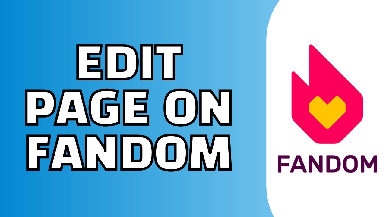 How To Edit A Wiki On Fandom Quick Tutorial Youtube
