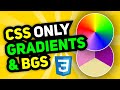 CSS Only Gradients, Pie Charts, Sunburst, Backgrounds & Repeating Patterns | Learn CSS Gradients