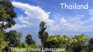 Thailand. Tropical Clouds Landscapes