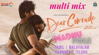 Madhu Pole - Dear Comrade | Multi Language Mix Malayalam, Tamil & Telugu | MusicStudio