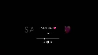 Sachi Si Ye Tarife Hai || Black Serene Lyrics Status ||WhatsApp Status|| Hindi Song 💞#shorts#status