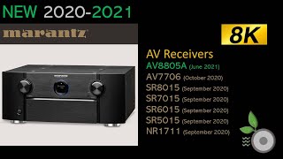 Marantz 2021 8K AV Receivers Processors vs Denon