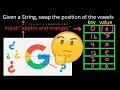 GOOGLE INTERVIEW QUESTION SOLVED: REVERSE VOWELS IN A STRING