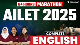 AILET 2025 Complete English Language Masterclass | 6+ Hour Marathon Session