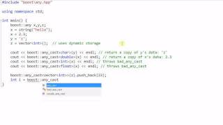 Boost Library #3: Any