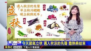 【淑麗氣象】今天節氣立秋 邁入秋涼的先聲 酷熱將結束@newsebc