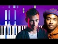 Flume feat. Toro y Moi - The Difference (Piano tutorial)