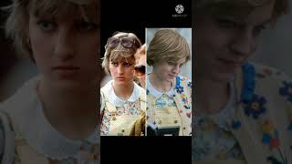 Real VS Reel 💖 Princess Diana in The Crown👑