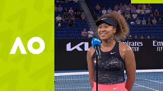 Naomi Osaka: "You never know what she's gonna do!" (2R) on-court interview | Australian Open 2021