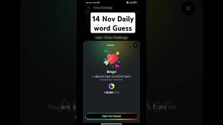 14 Nov Blove Dapp Daily word Guess Today|| Blove Dapp Daily word \u0026Trivia Challenge| blove dapp Daily