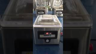 Table type vacuum packing machine DZ300/PD power test