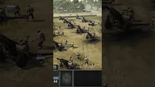 M2 105mm Howitzer | Company Of Heroes Blitzkrieg Mod #shorts #shortsvideo #games #ww2